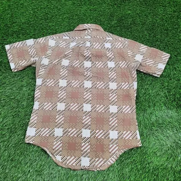 Vintage 80s MOD Marlboro Disco Hippie Shirt Medium 21x29 USA